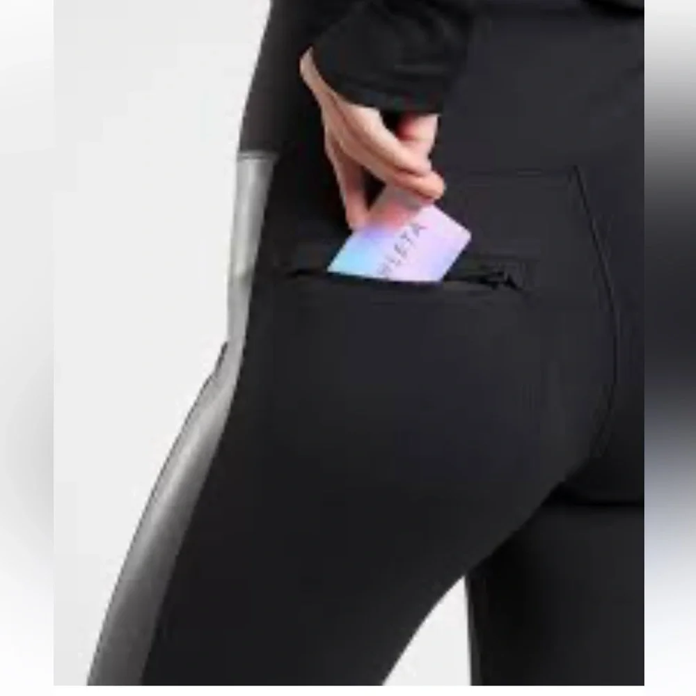 Athleta Delancey Shine Tight size small - Picture 2 of 6